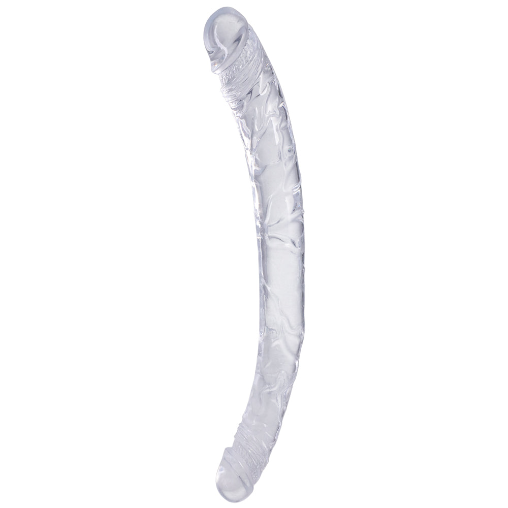 Double Penis In A Bag 13" Clear | 782421084301 | Discreet Personal Wellness