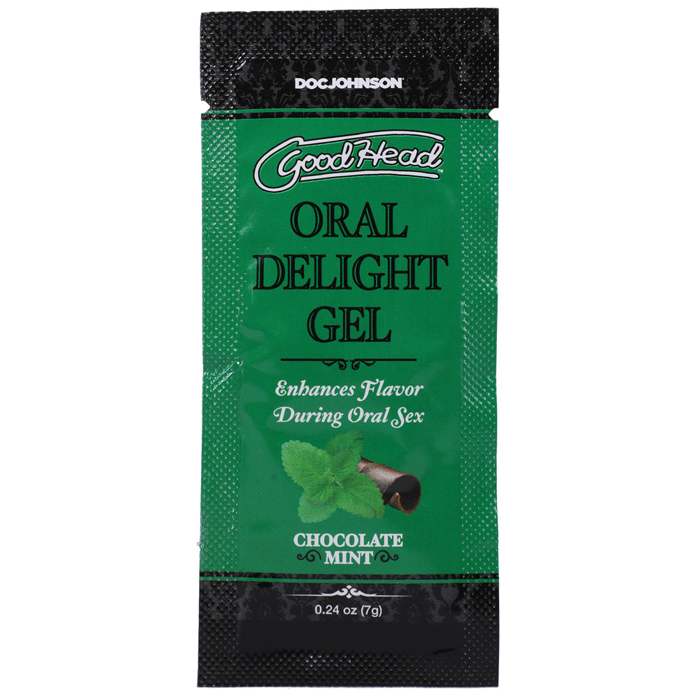 Goodhead Oral Delight Gel Chocolate Mint 48 Pieces 0.24 oz. | 782421085780 | Discreet Personal Wellness