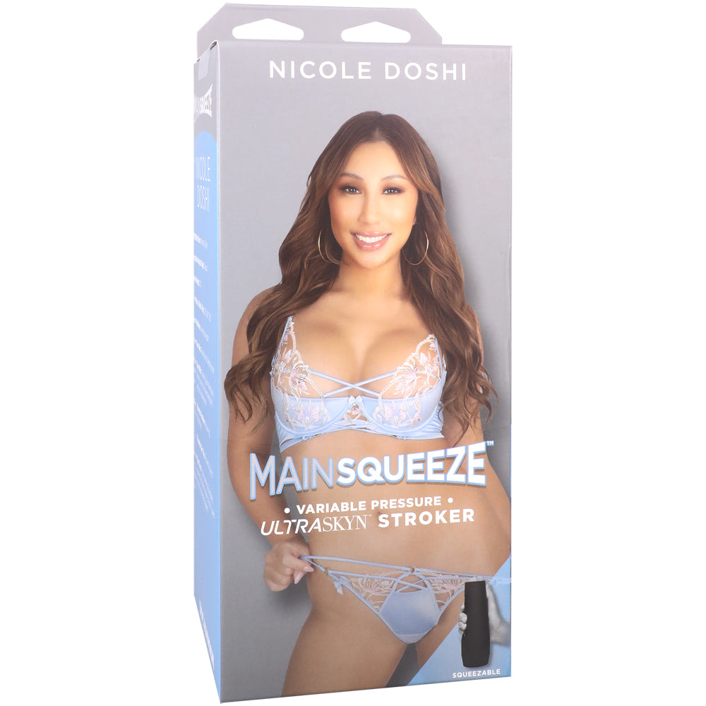 Main Squeeze Nicole Doshi Ultraskyn Stroker Vagina Vanilla | 782421086916 | Discreet Personal Wellness