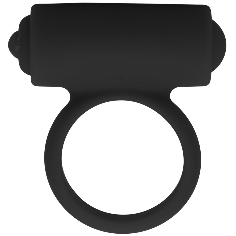 Vibrating C-Ring In A Bag Black | 782421088743 | Discreet Personal Wellness