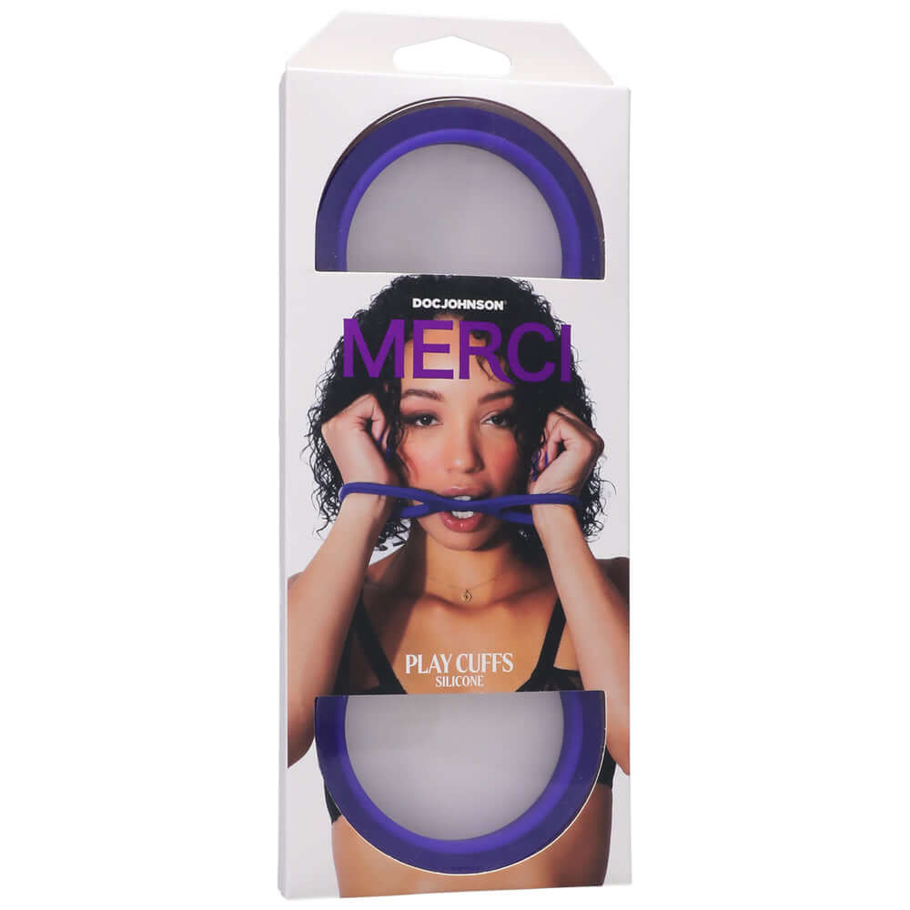 Merci Play Cuffs Violet | 782421089009 | Discreet Personal Wellness
