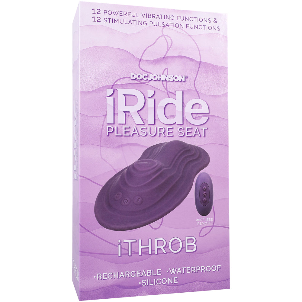 iRide Pleasure Seat iThrob Dusty Purple | 782421091354 | Discreet Personal Wellness