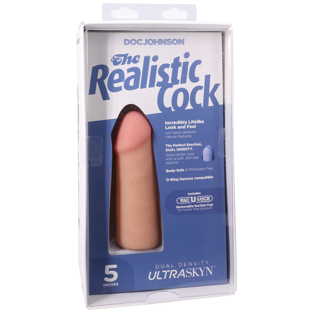 The Realistic Penis Ultraskyn 5" Vanilla | 782421091620 | Discreet Personal Wellness