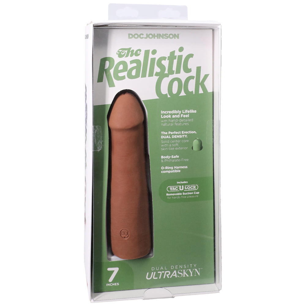 The Realistic Penis Ultraskyn 7" Caramel | 782421091699 | Discreet Personal Wellness