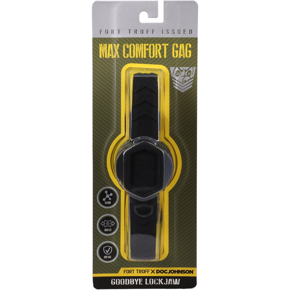 Fort Troff Max Comfort Gag Black | 782421093242 | Discreet Personal Wellness