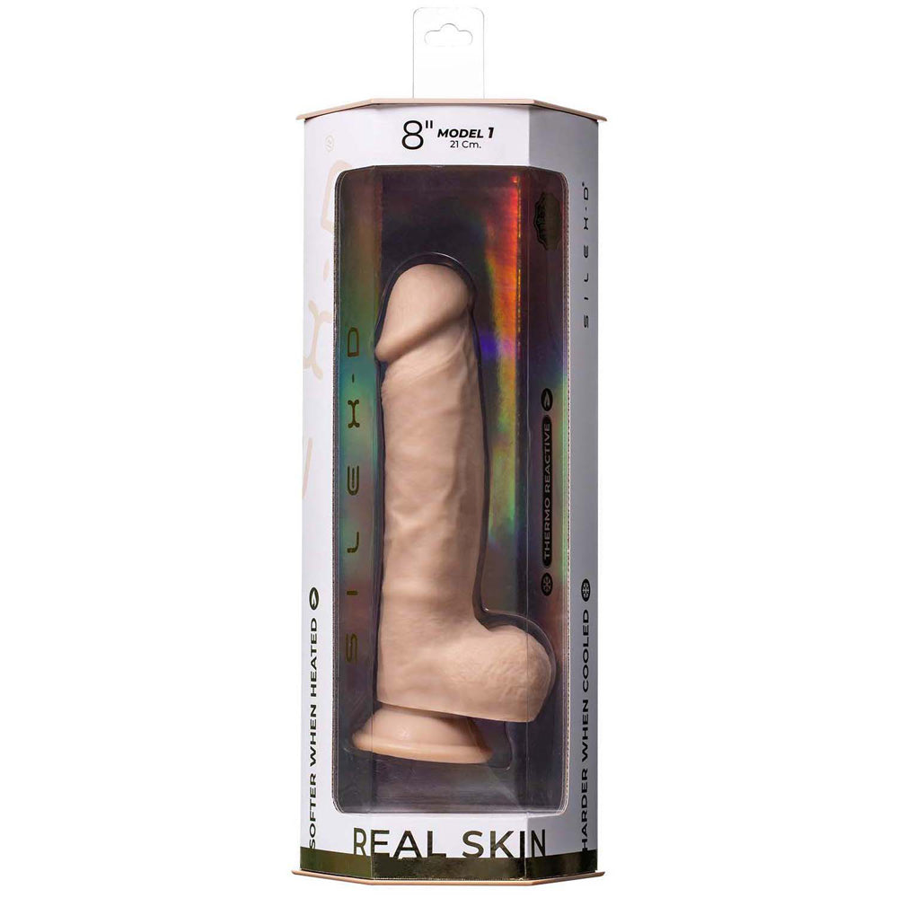 Silex-D Real Skin Model 1 8" Vanilla | 782421094010 | Discreet Personal Wellness