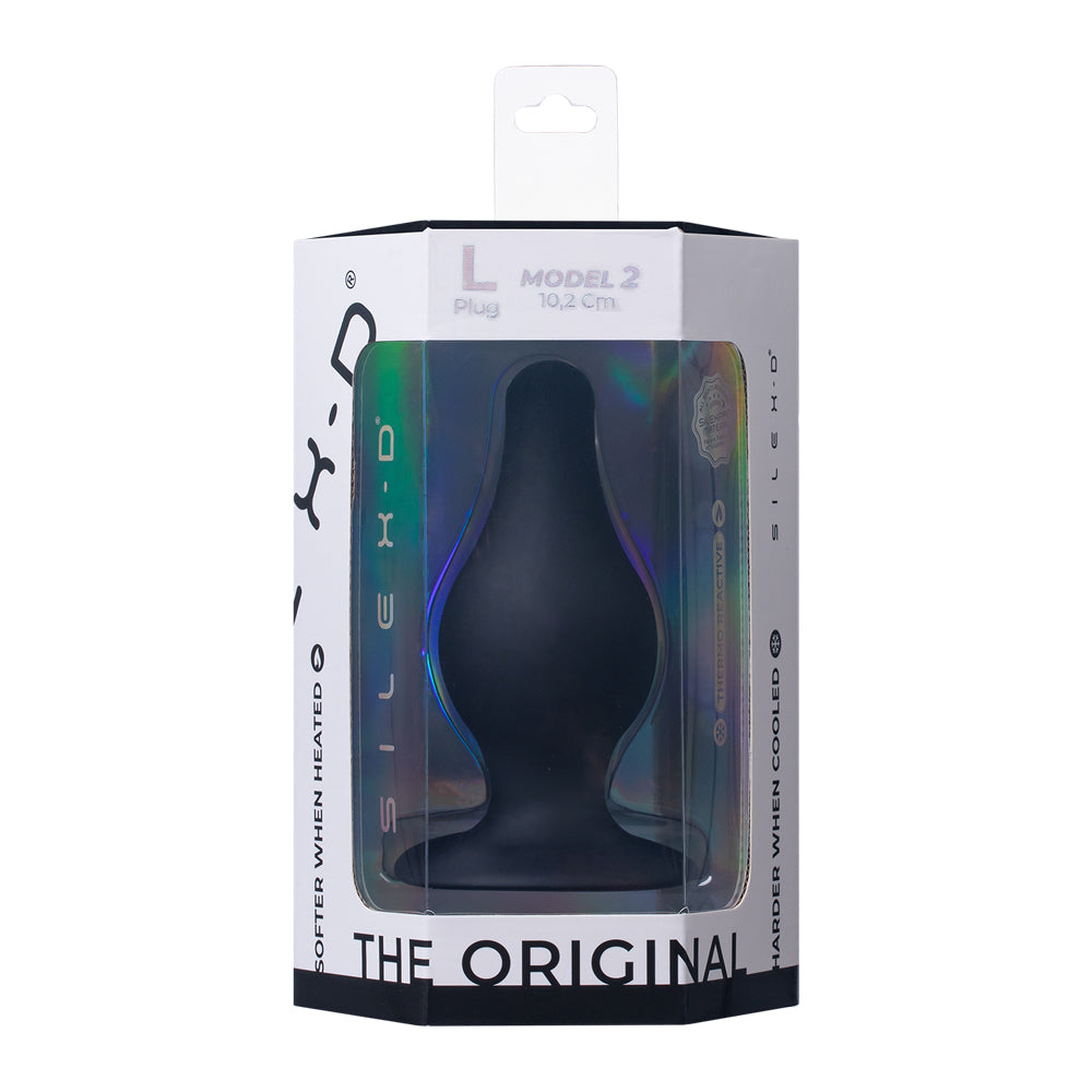 Silex-D The Original Plug Model 2 Dildo 4" L Black | 782421094072 | Discreet Personal Wellness