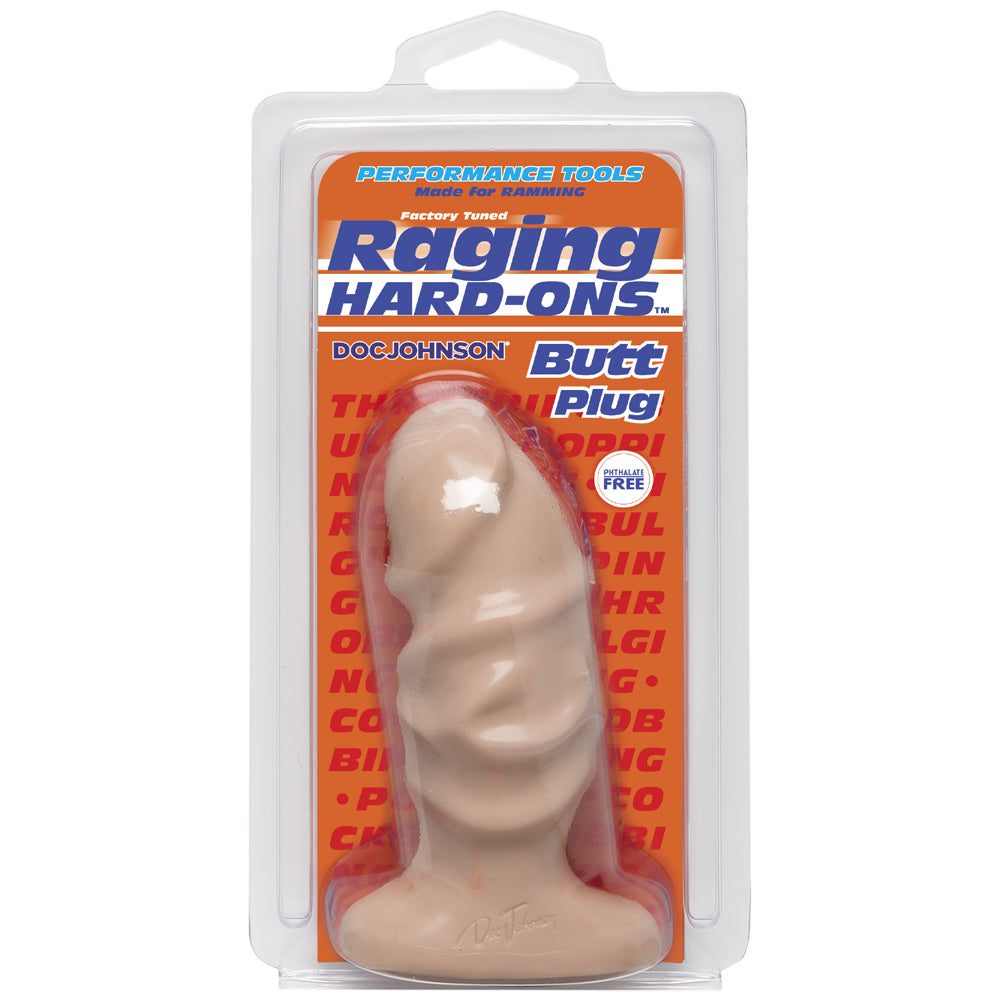 Raging Hard-Ons - Butt Plug White | 782421472702 | Discreet Personal Wellness