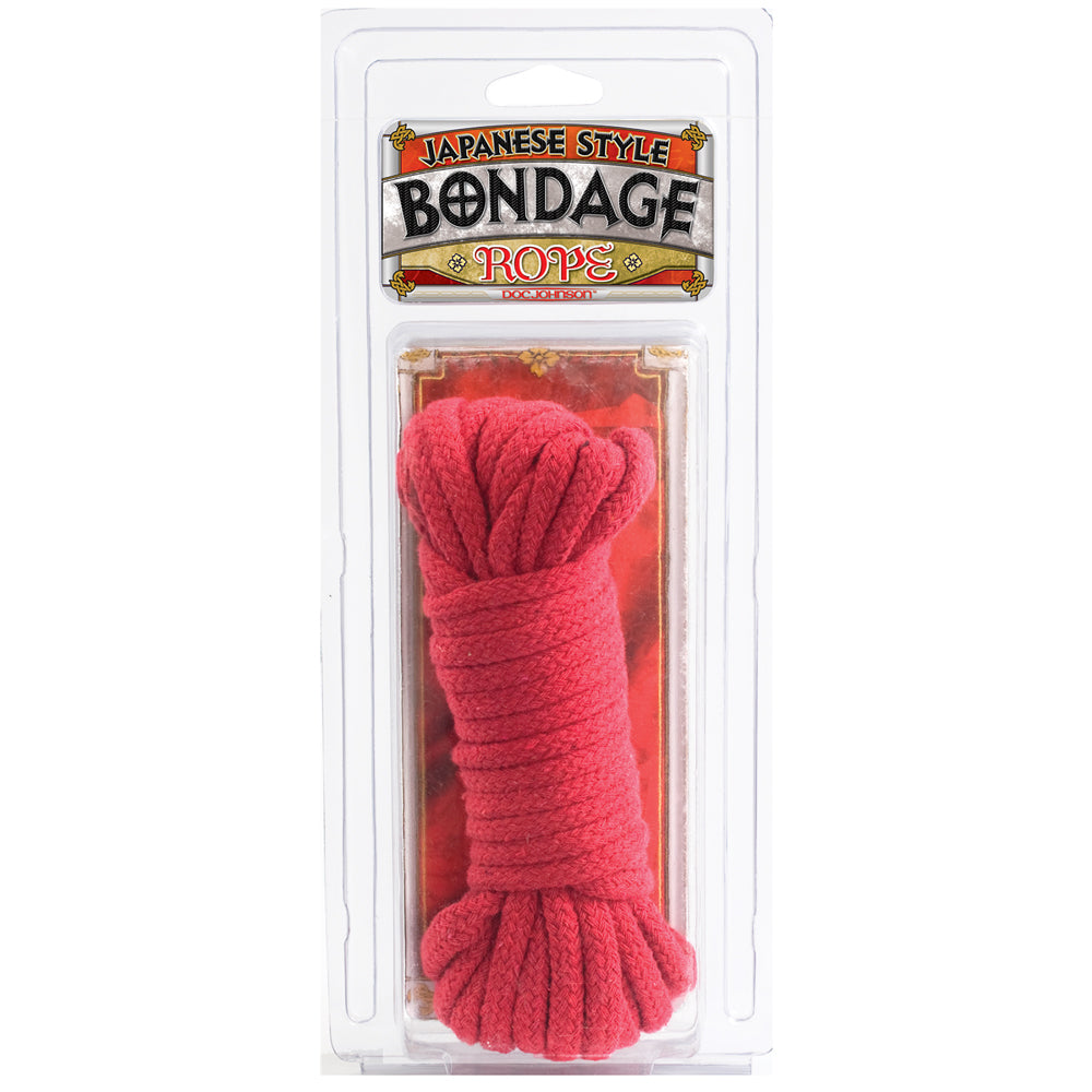 Japanese Style Bondage Rope Red | 782421566104 | Discreet Personal Wellness