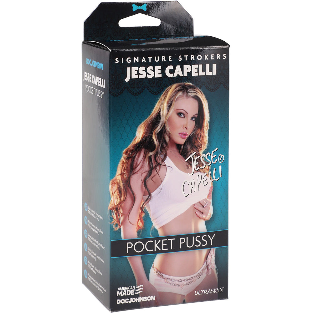 Signature Strokers Jesse Capelli Ultraskyn Pocket Vagina Vanilla | 782421670214 | Discreet Personal Wellness