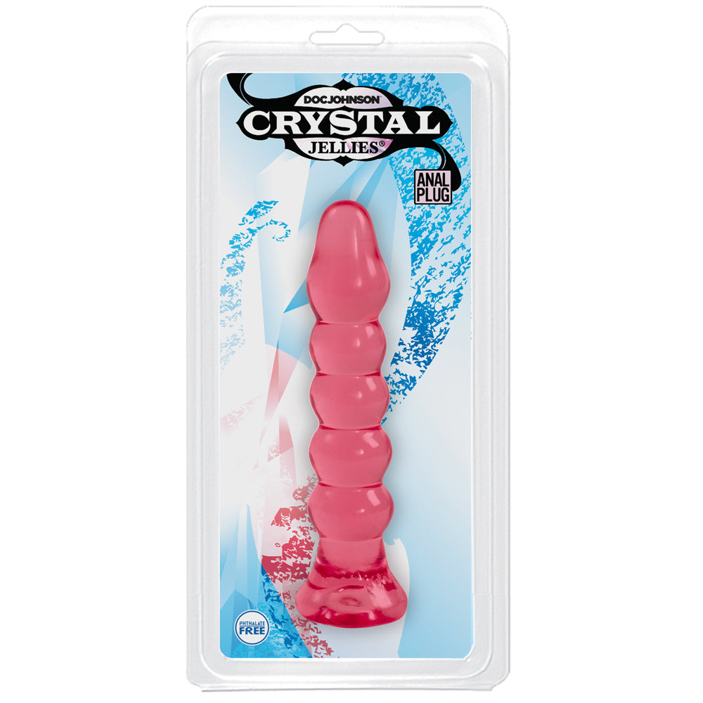 Crystal Jellies - Anal Plug Pink | 782421865016 | Discreet Personal Wellness