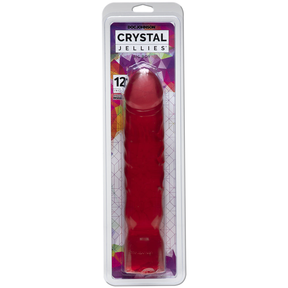 Crystal Jellies - 12" Big Boy Pink | 782421905316 | Discreet Personal Wellness