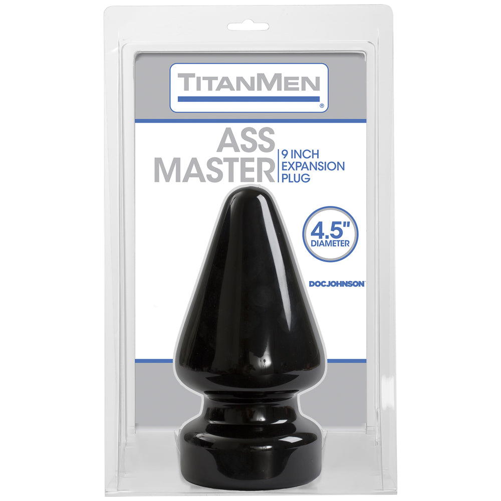 Titanmen - Ass Master - 4.5" Black | 782421911218 | Discreet Personal Wellness