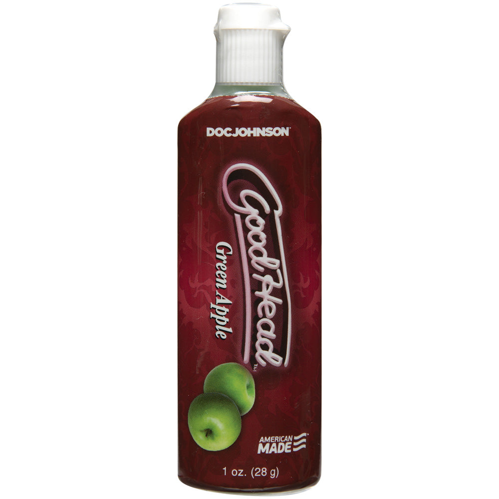 Goodhead Oral Delight Gel 1 oz. Bottle Green Apple | 782421916114 | Discreet Personal Wellness