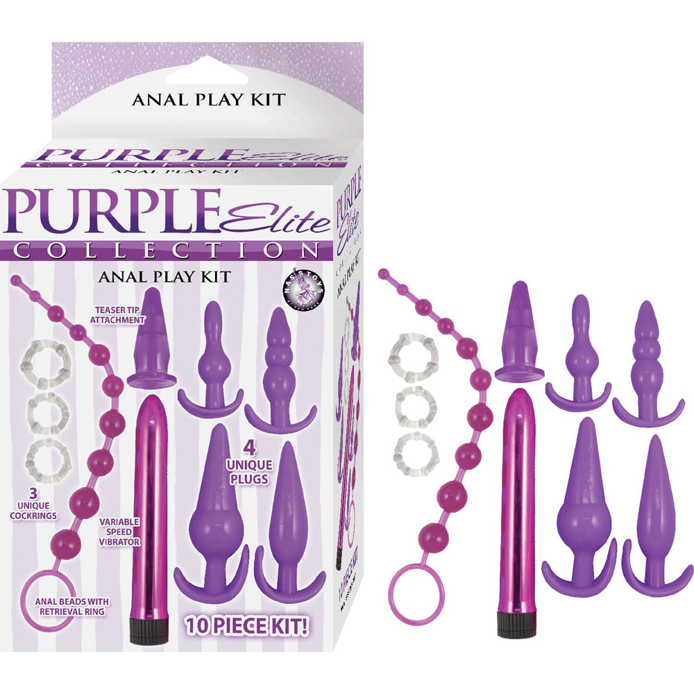 Purple Elite Collection Anal Play Kit Purple | 782631031201 | Discreet Personal Wellness