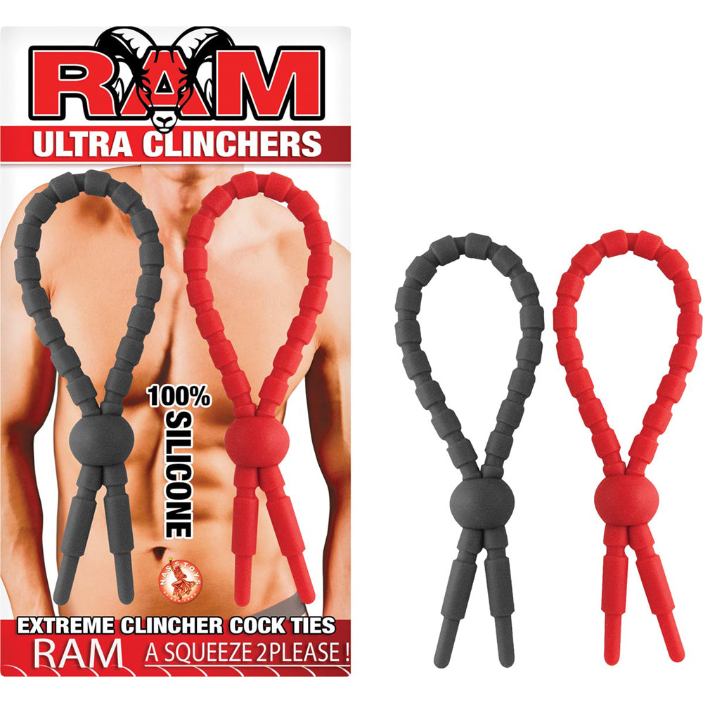 Ram Ultra Clinchers Red & Black | 782631269604 | Discreet Personal Wellness