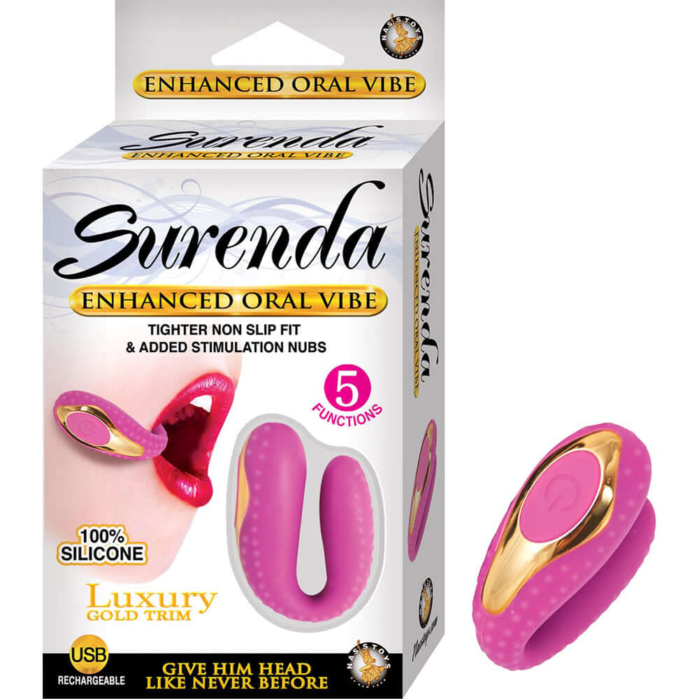 Surenda Enhanced Oral Vibe Pink | 782631274011 | Discreet Personal Wellness