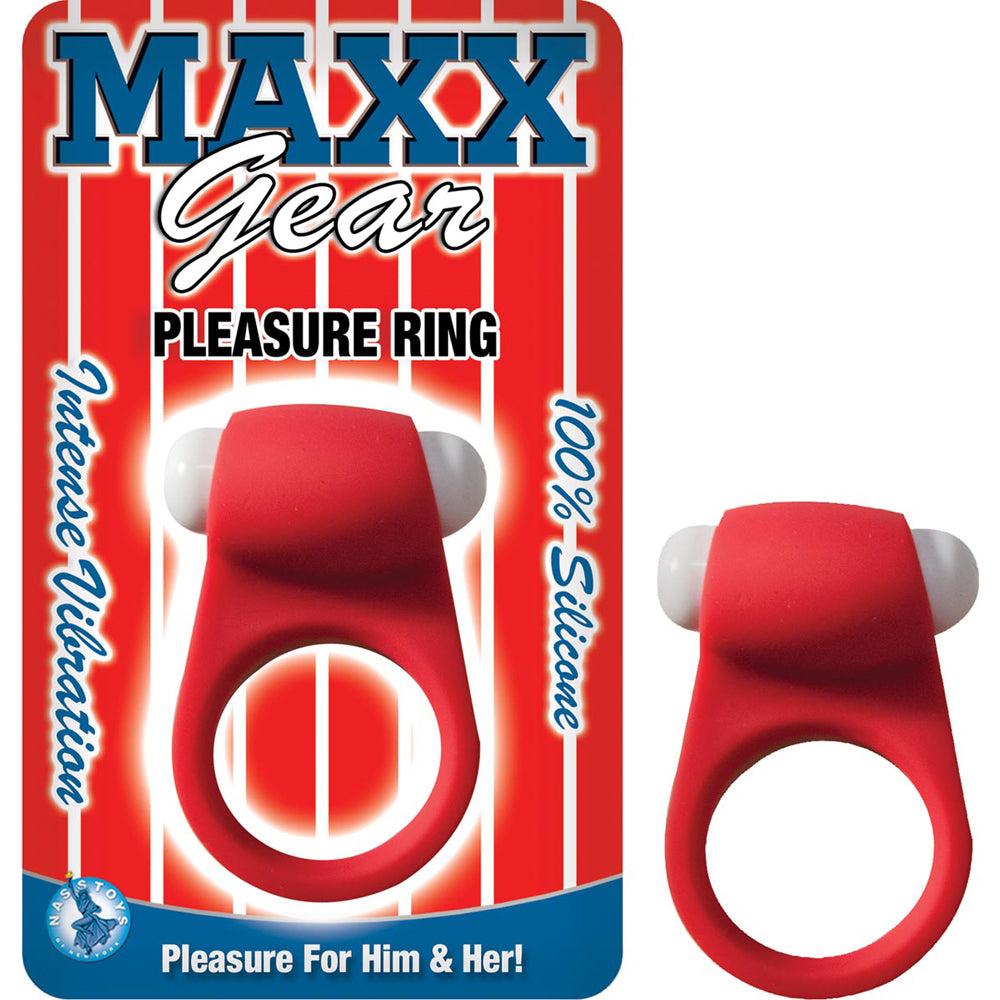 Maxx Gear Pleasure Ring Red | 782631274615 | Discreet Personal Wellness