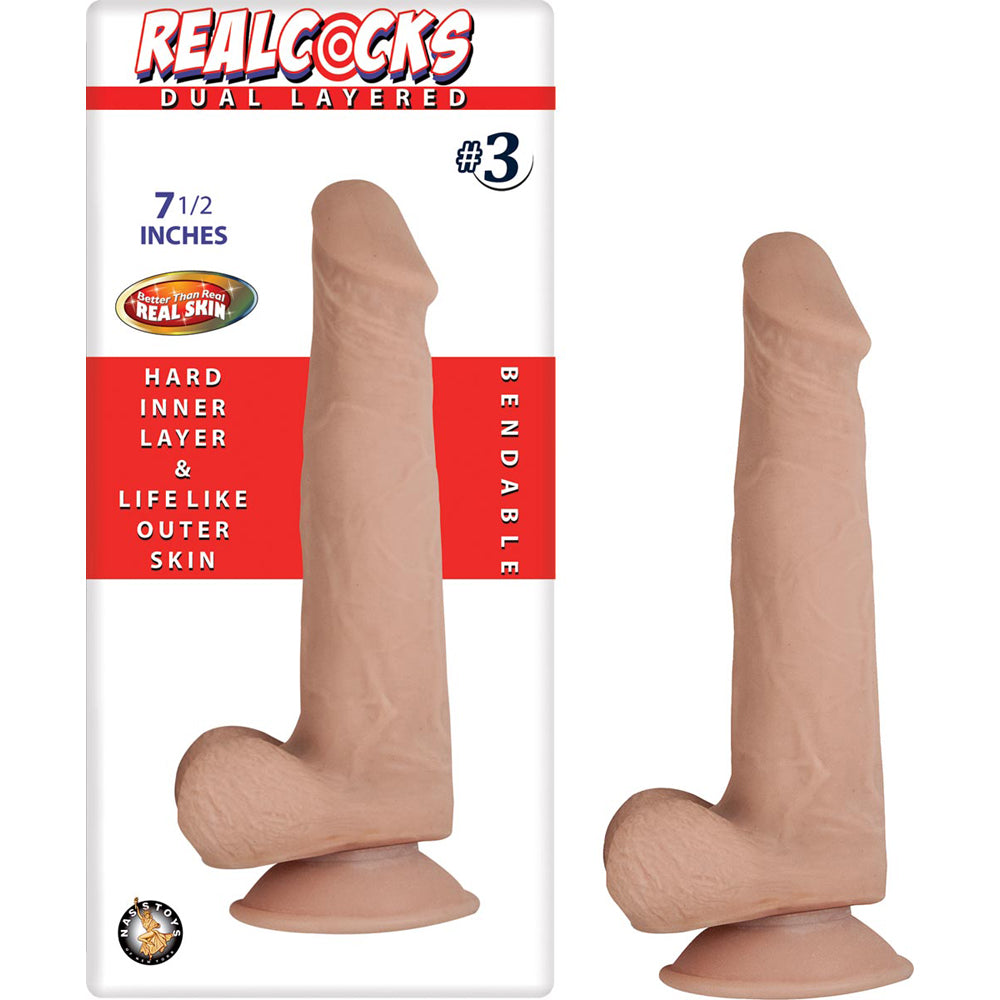 RealPenis Dual Layered #3 White | 782631278217 | Discreet Personal Wellness