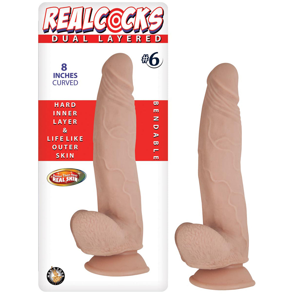 RealPenis Dual Layered #6 White | 782631278514 | Discreet Personal Wellness