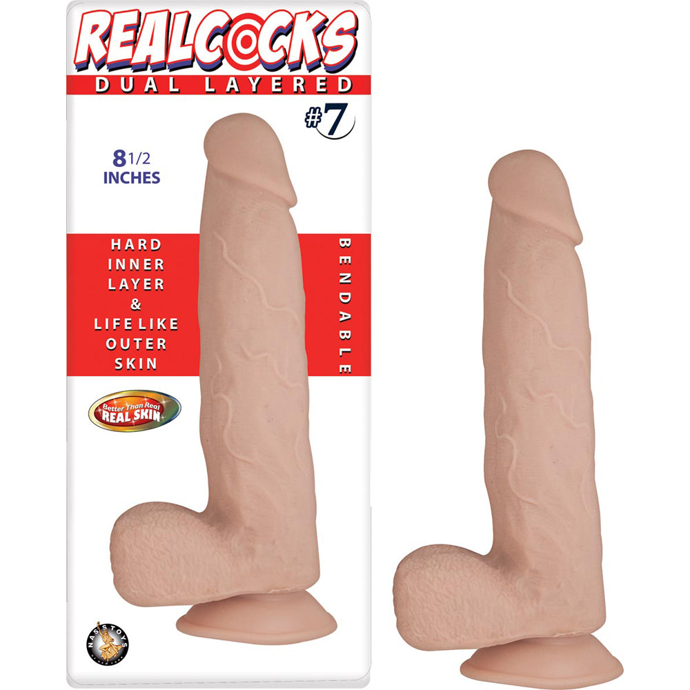 RealPenis Dual Layered #7 White | 782631278613 | Discreet Personal Wellness