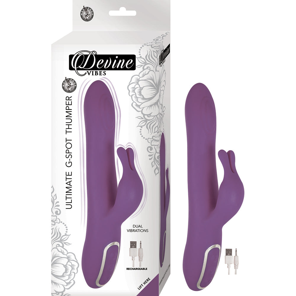 Devine Vibes Ultimate G-Spot Thumper Purple | 782631292527 | Discreet Personal Wellness
