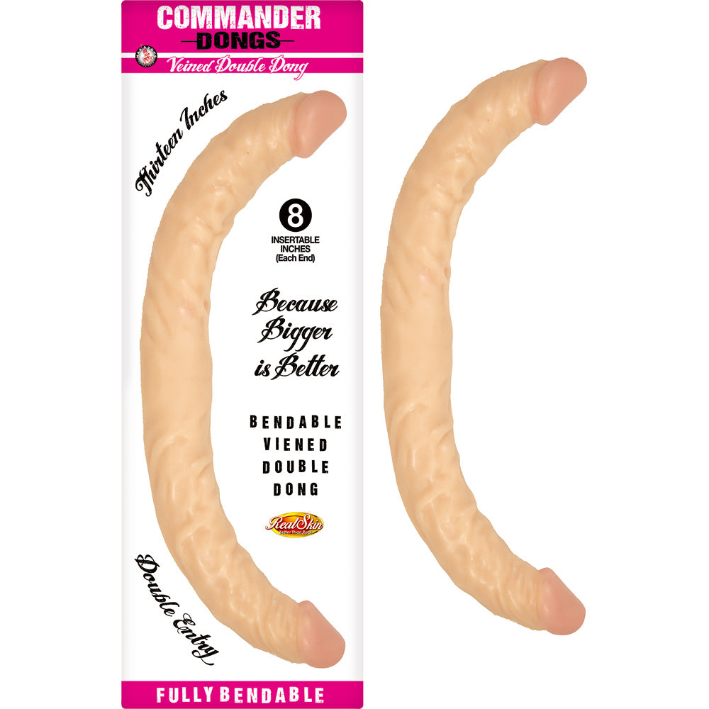 Commander Penis Veined Double Penis | 782631295108 | Discreet Personal Wellness
