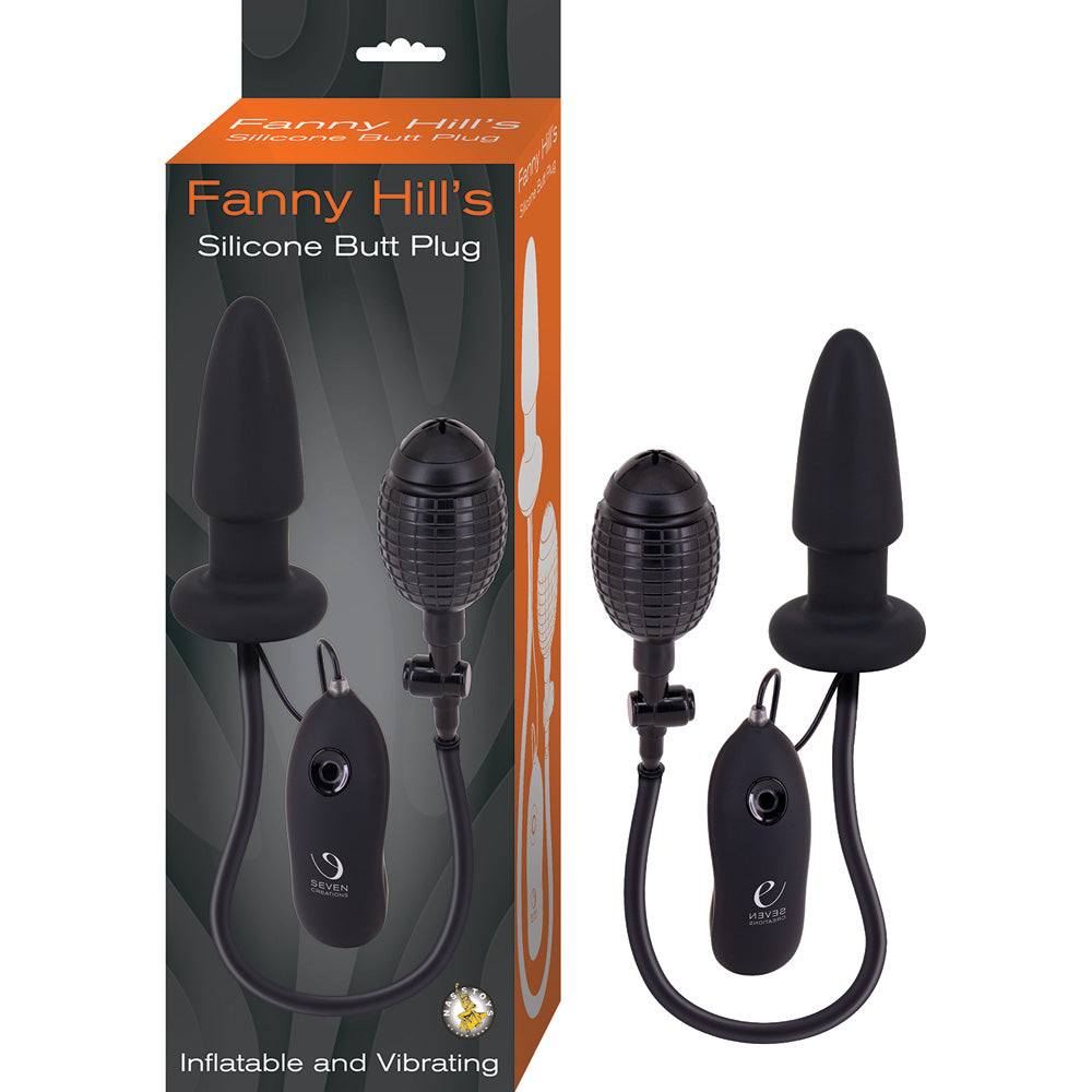 Fanny Hill's Silicone Butt Plug Black | 782631296501 | Discreet Personal Wellness