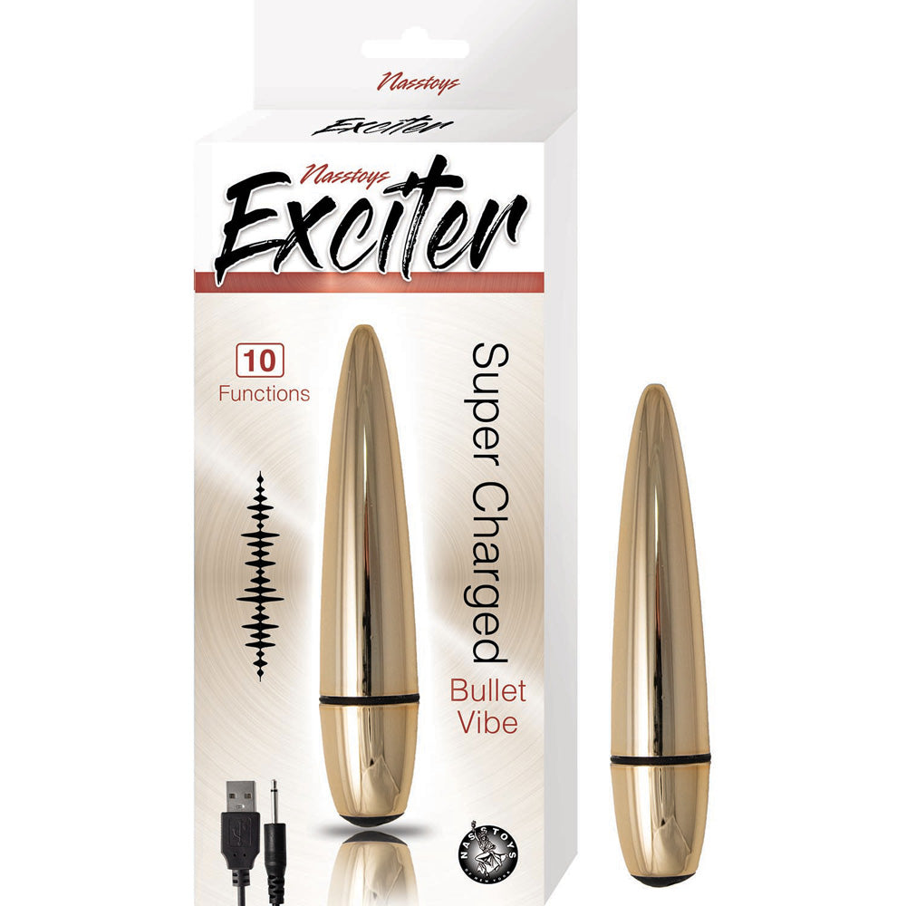 Exciter Bullet Vibe Gold | 782631301120 | Discreet Personal Wellness