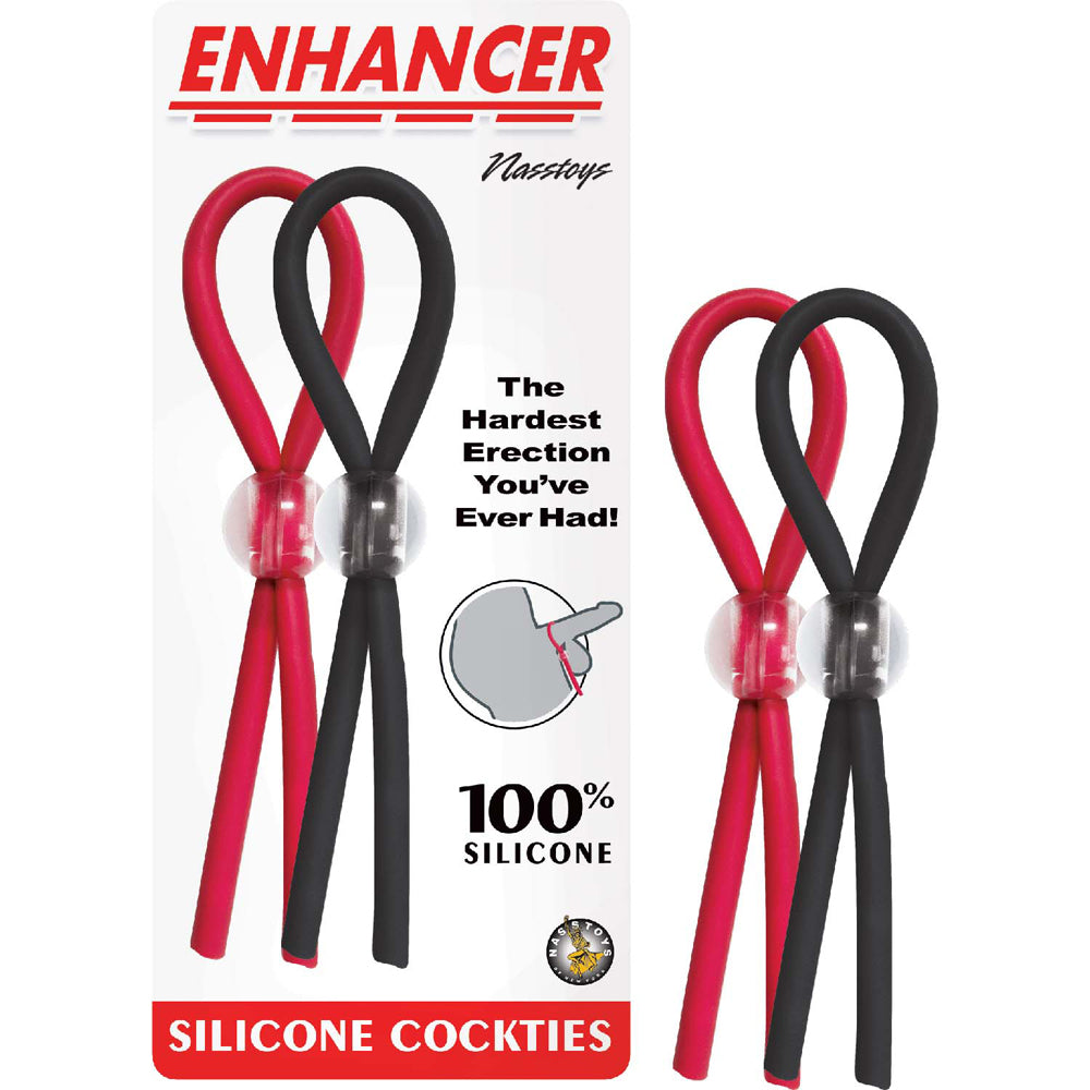 Enhancer Silicone Penisties Red & Black | 782631305807 | Discreet Personal Wellness