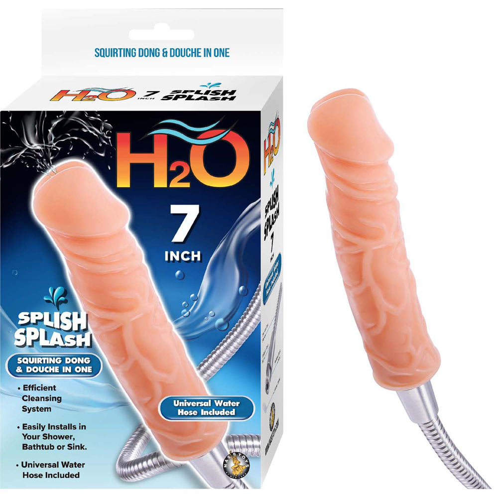 H20 7" Splish Splash White | 782631314106 | Discreet Personal Wellness