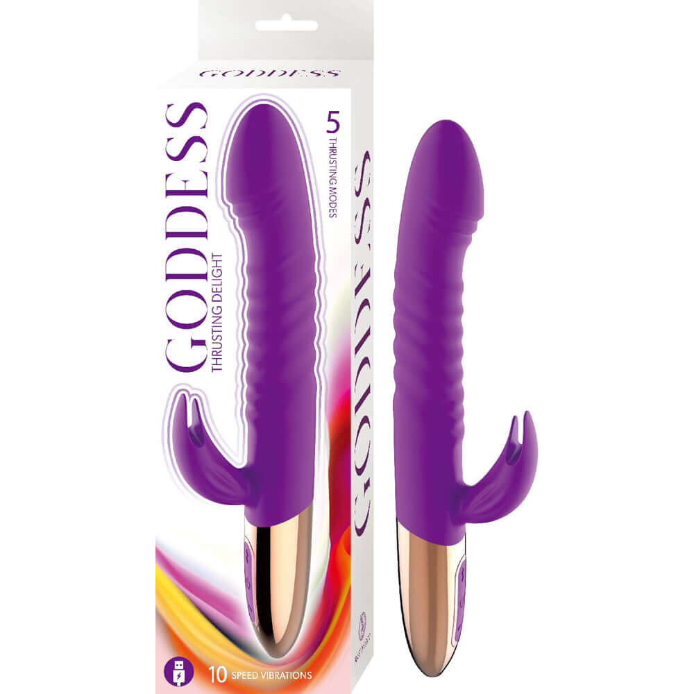 Goddess Thrusting Delight Purple | 782631314427 | Discreet Personal Wellness