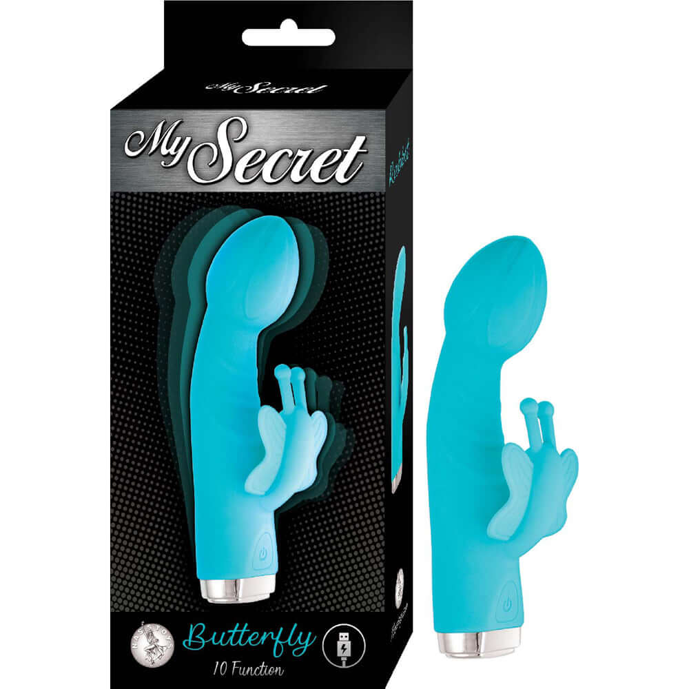 My Secret Butterfly Aqua | 782631314816 | Discreet Personal Wellness