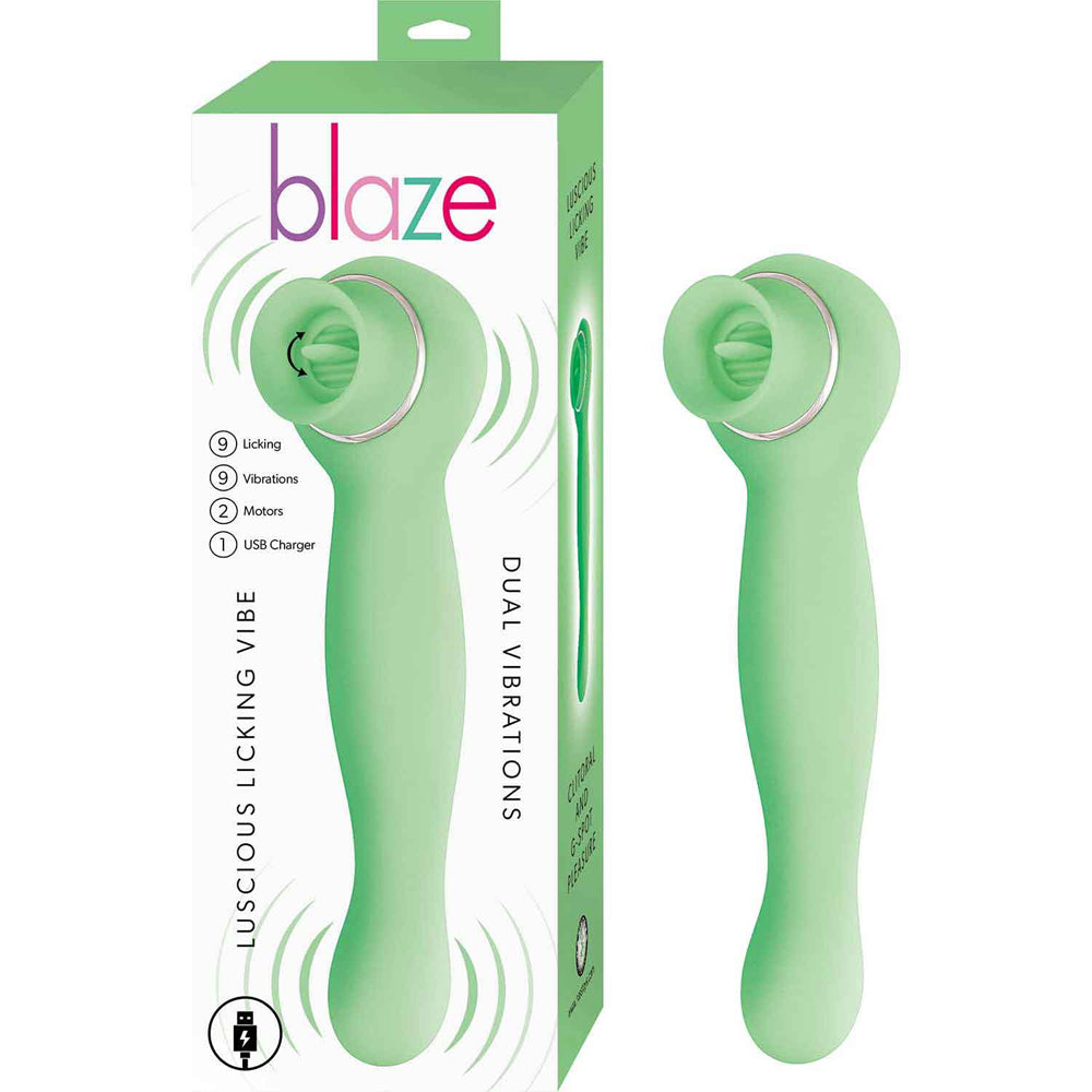 Blaze Lucious Licker Vibe Mint | 782631319224 | Discreet Personal Wellness