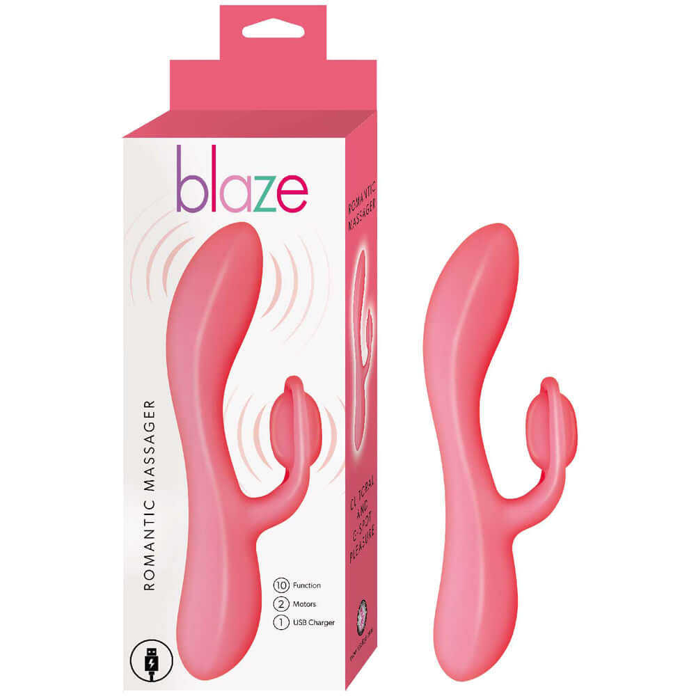Blaze Romantic Massager Red | 782631321913 | Discreet Personal Wellness
