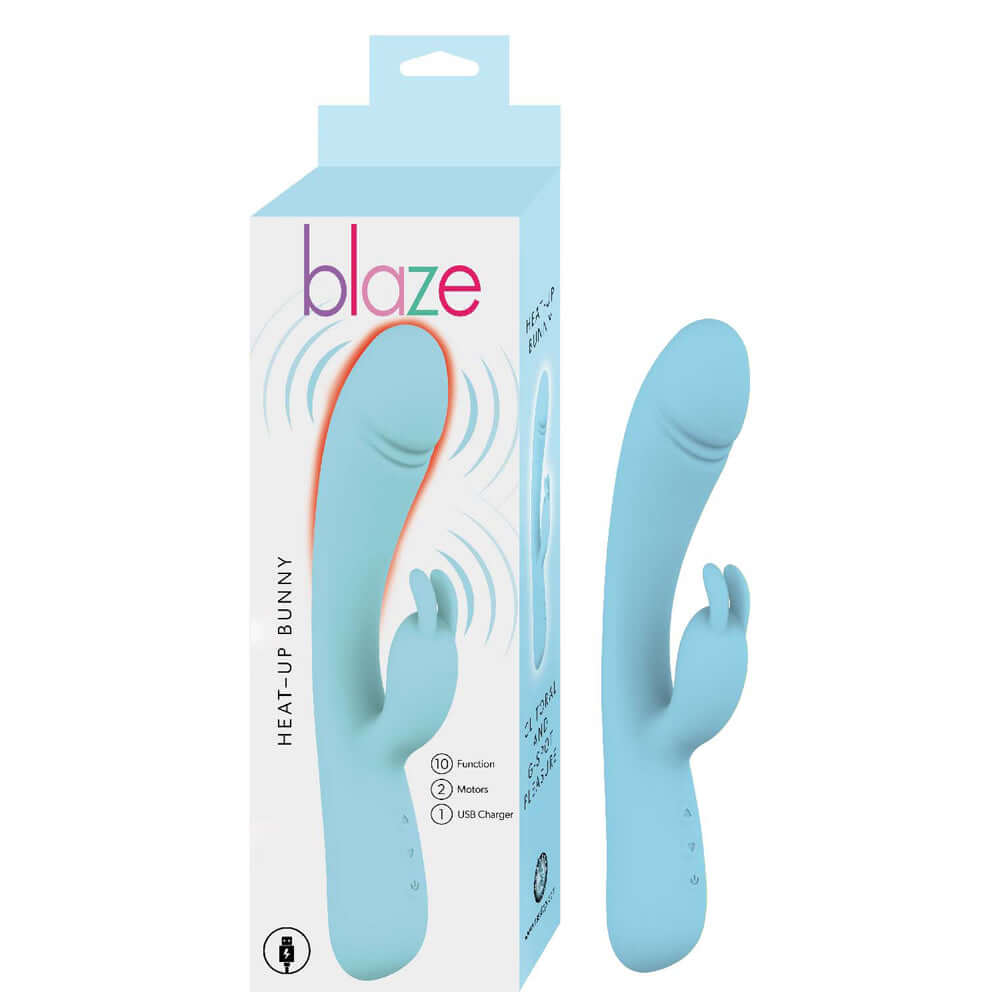 Blaze Heat Up Bunny Blue | 782631323221 | Discreet Personal Wellness