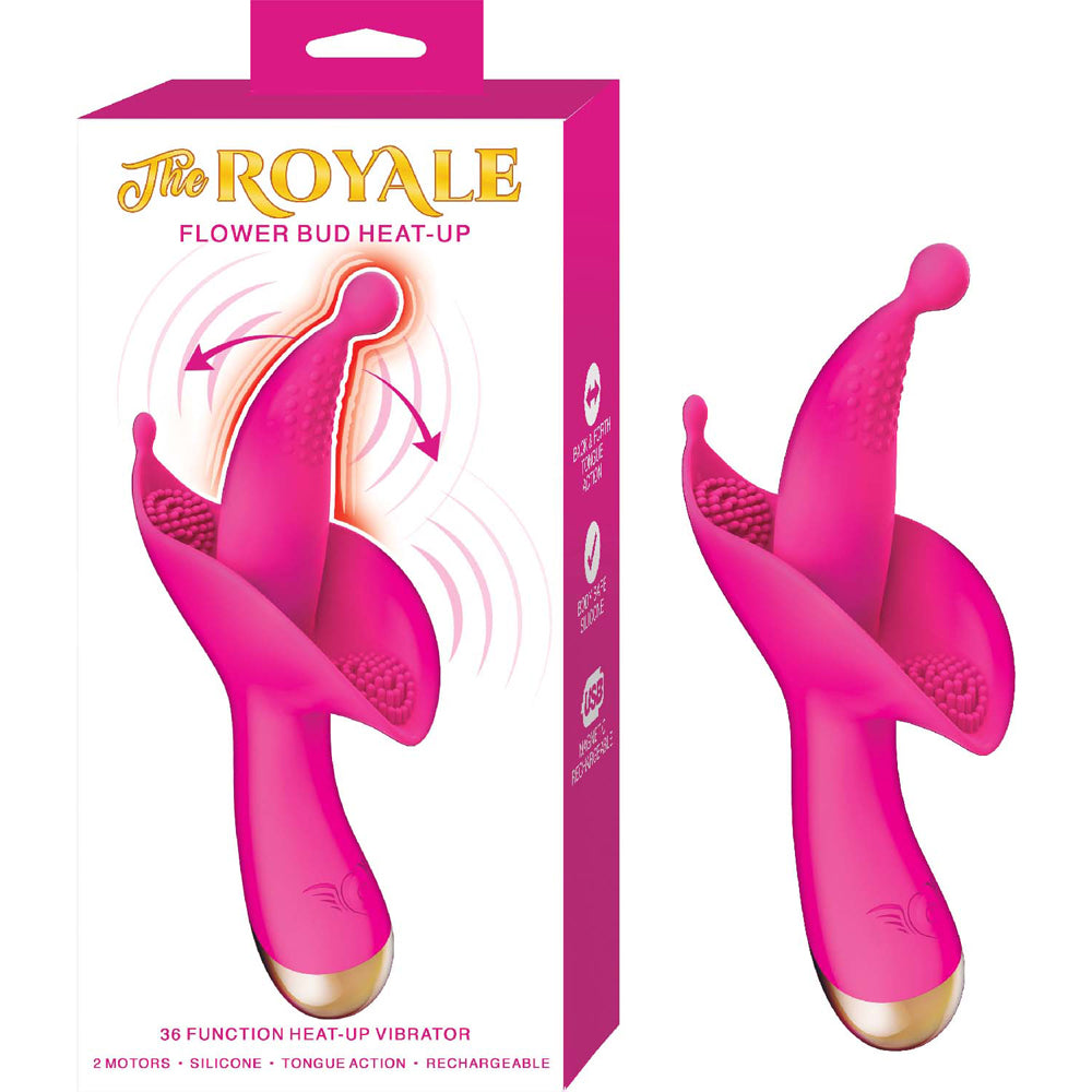 The Royale Flower Bud Heat-Up Pink | 782631326901 | Discreet Personal Wellness