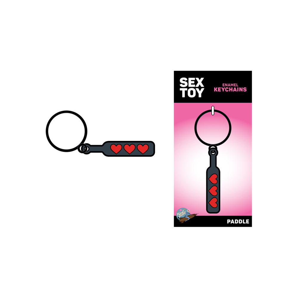 Hearts Paddle Keychain | 785571086775 | Discreet Personal Wellness