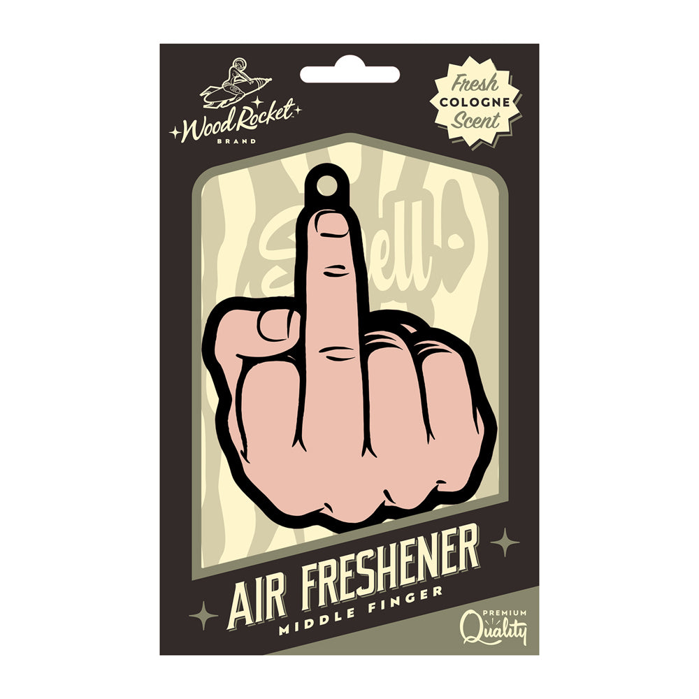 Middle Finger: Peach Air Freshener | 785571087215 | Discreet Personal Wellness