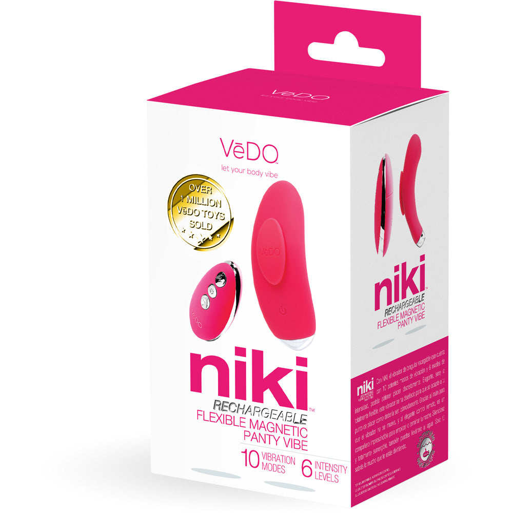 Niki Rechargeable Panty Vibe Foxy Pink | 789185756826 | Discreet Personal Wellness