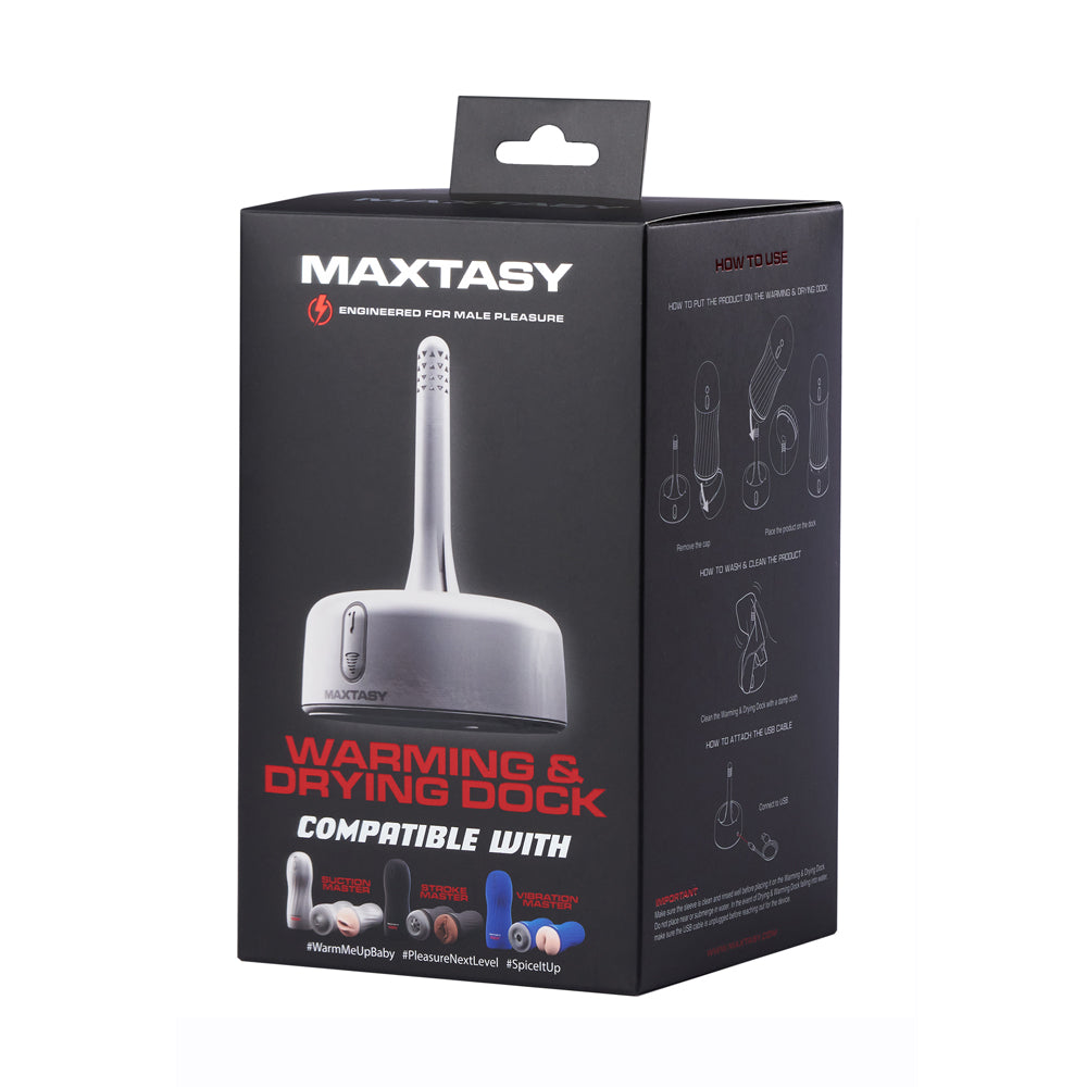 Maxtasy Warming & Drying Dock | 793072182551 | Discreet Personal Wellness