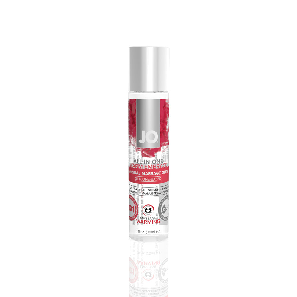 JO All-In-One Massage Glide Warming 1 oz. | 796494101483 | Discreet Personal Wellness