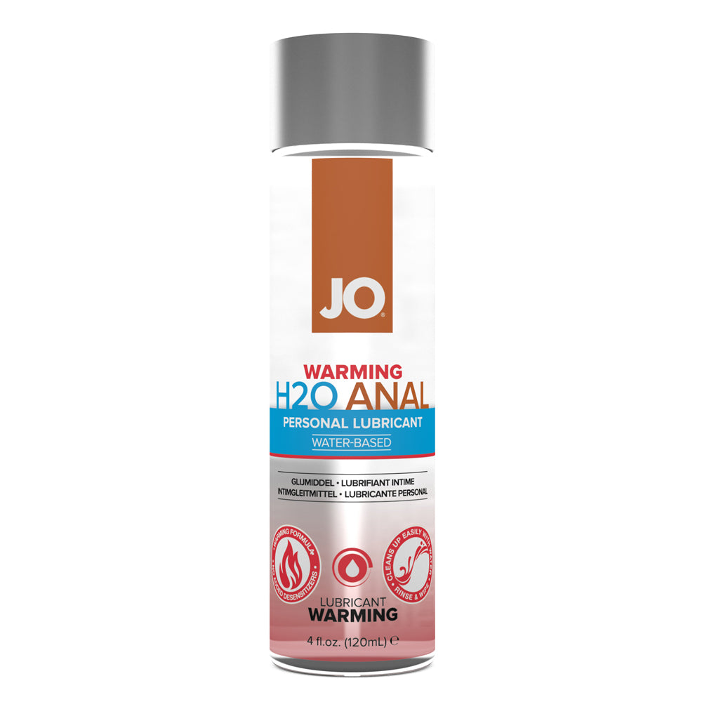 JO Anal H2O Lubricant Warming 4 oz. | 796494401101 | Discreet Personal Wellness