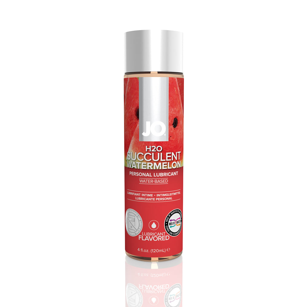 JO H2O Flavored Lubricant Watermelon 4 oz. | 796494401194 | Discreet Personal Wellness
