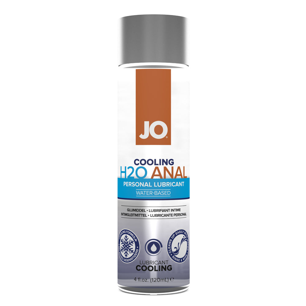 JO Anal H2O Lubricant Cooling 4 oz. | 796494402115 | Discreet Personal Wellness