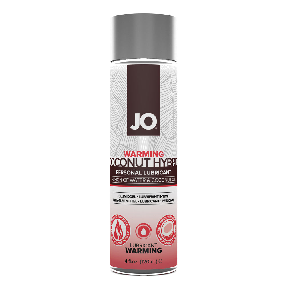 Jo Silicone Free Hybrid Lubricant With Coconut - Warming 4 oz. | 796494405604 | Discreet Personal Wellness