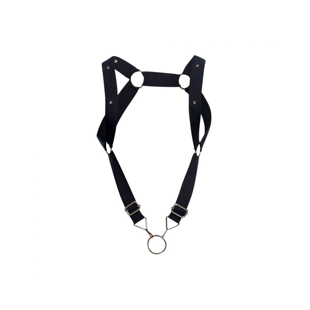 Dngeon Straight Back Harness Black One Size | 804859874559 | Discreet Personal Wellness