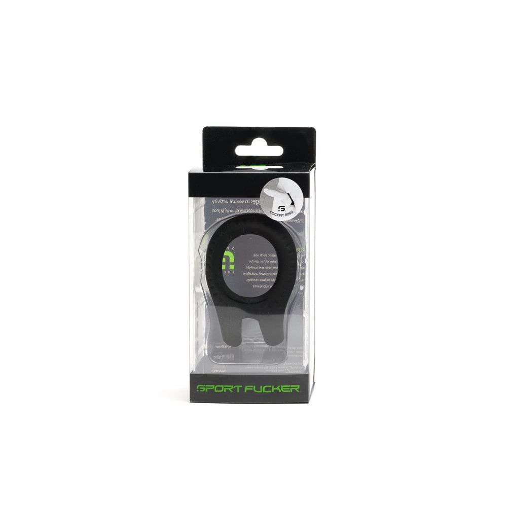 Sport funer Penispit Ring Black | 810001686086 | Discreet Personal Wellness