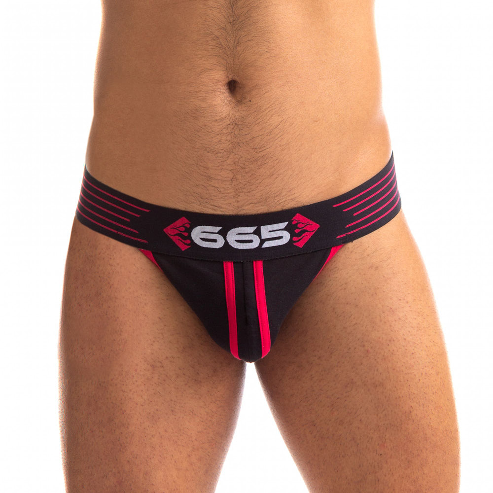 665 Rally Jockstrap Red Large | 810001686185 | Discreet Personal Wellness