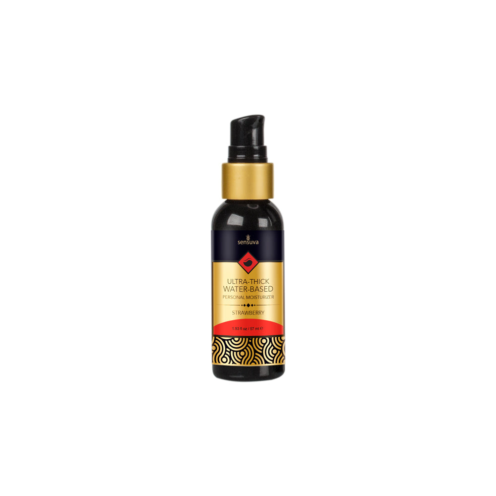 Ultra-Thick Water-Based Personal Moisturizer Strawberry 2 oz. Bottle | 810002660658 | Discreet Personal Wellness